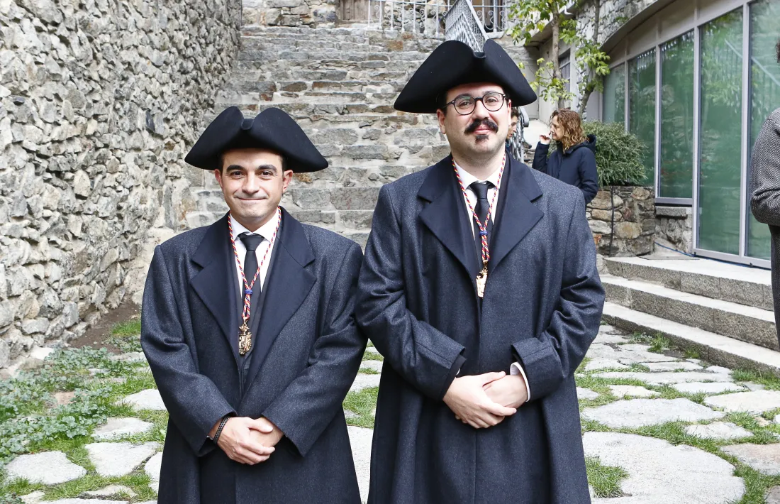 Els nous consellers generals Oliver Alís i Carles Sánchez.