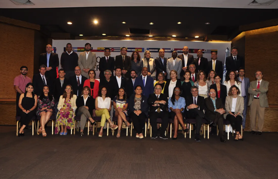 Els participants a la conferència de l’aigua celebrada a Santo Domingo.