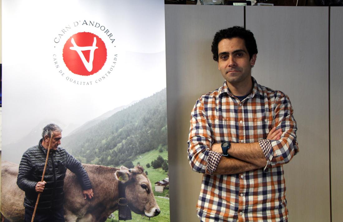El gerent de Ramaders d'Andorra, Gerard Martínez.