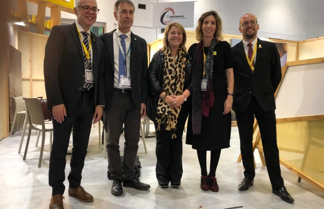 L’estand del Patronat de Turisme de la Diputació de Lleida a la World Travel Market de Londres.
