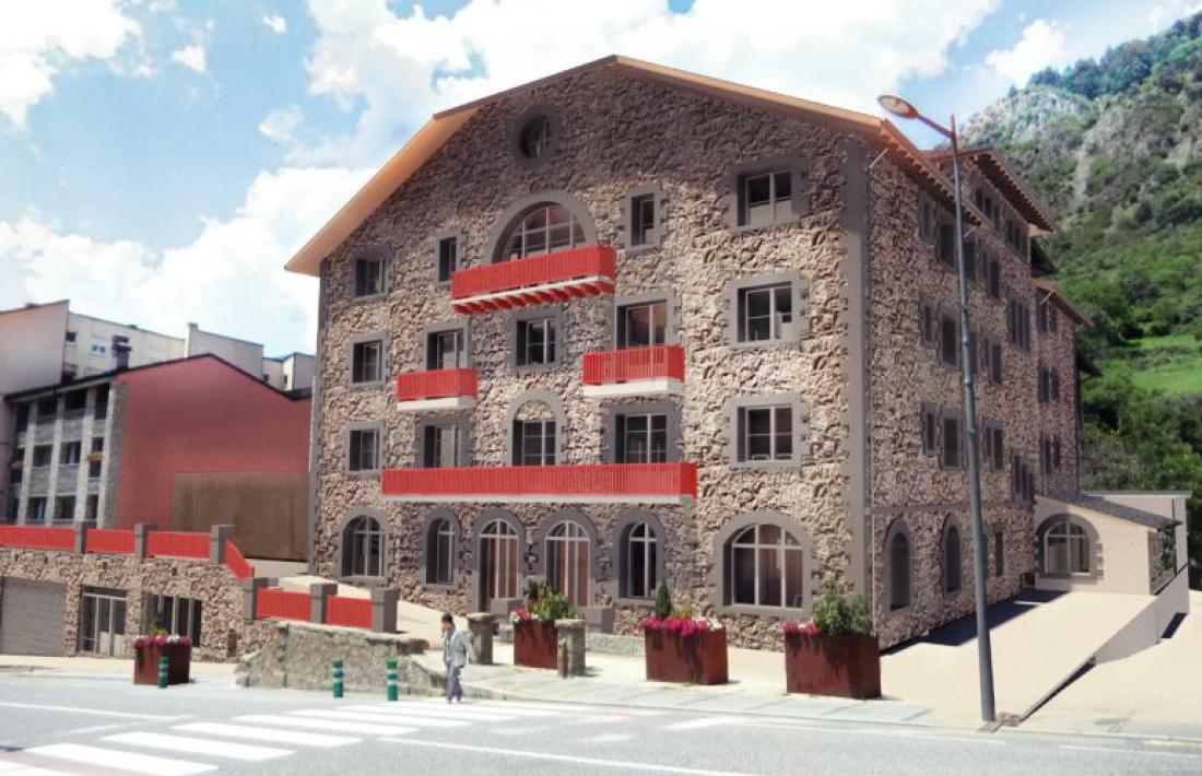 Imatge virtual del Rosaleda, segons el projecte que es va presentar el 2015 i que dissabte i diumenge es podrà visitar en una jornada de portes obertes.