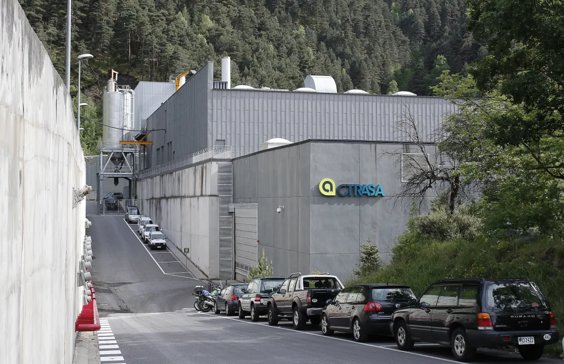 Les instal·lacions del forn incinerador de la Comella.