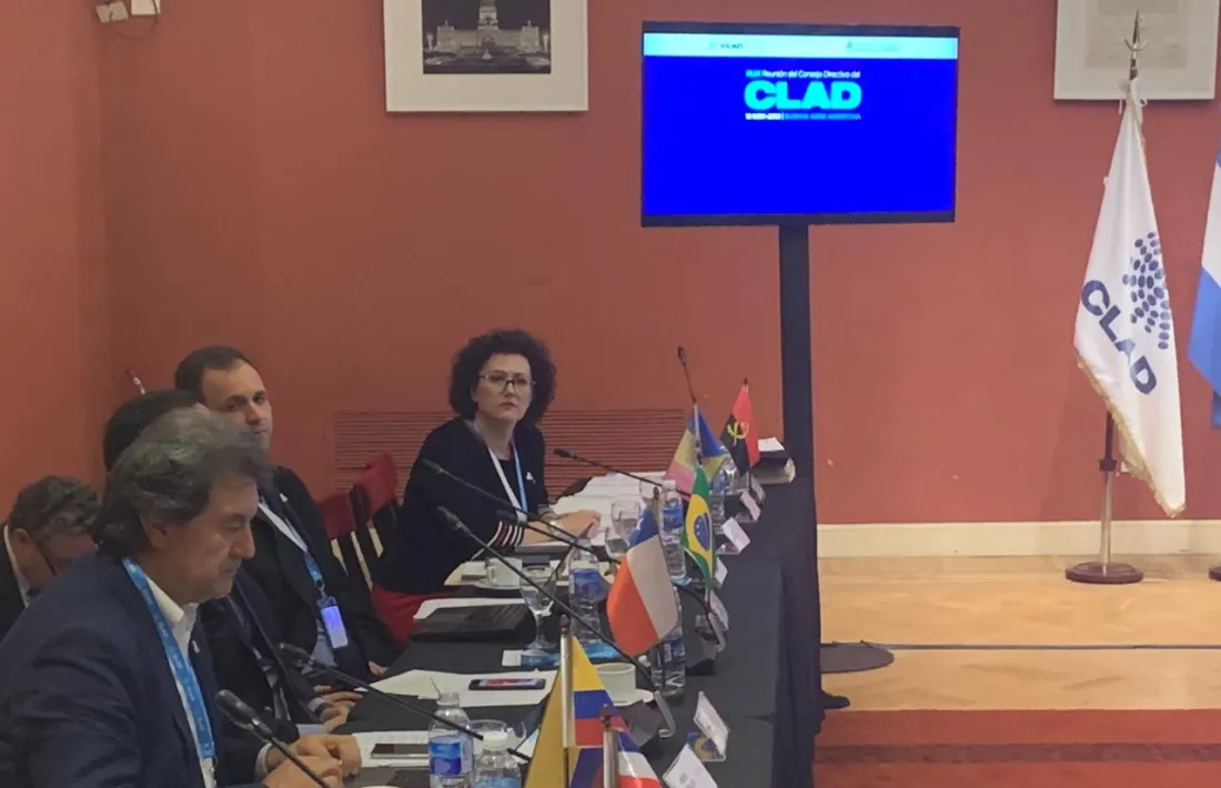 La ministra de Funció Pública, Judith Pallarés, al congrés de Buenos Aires.