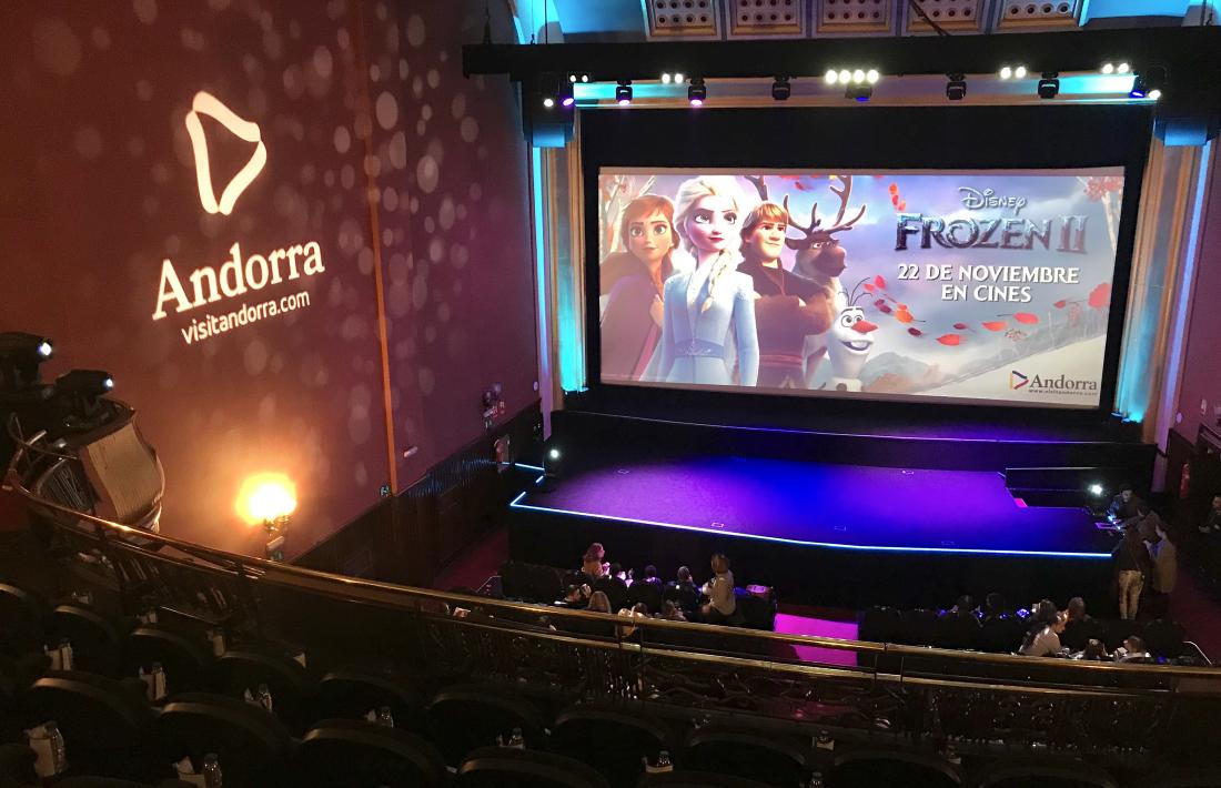 Vista general del cinema on van tenir lloc l'estrena.