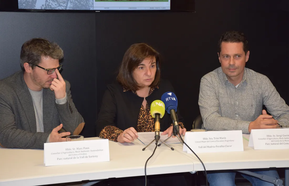 La presentació de la ‘Guia dels espais protegits d’Andorra’.