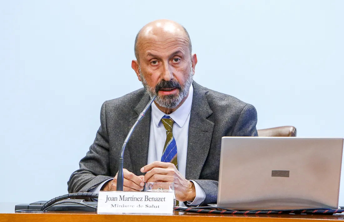 El ministre de Salut, Joan Martínez Benazet, va presentar ahir el nou reglament de les despeses de desplaçament i allotjament.