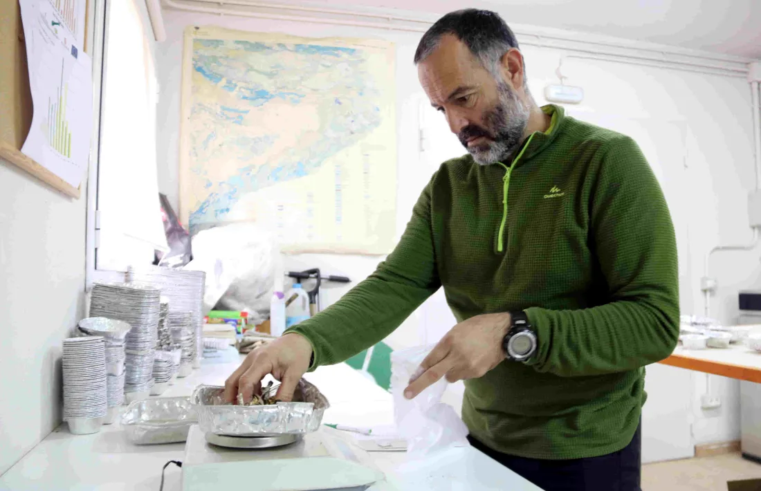 Juan Martínez de Aragón, investigador experts en bolets.