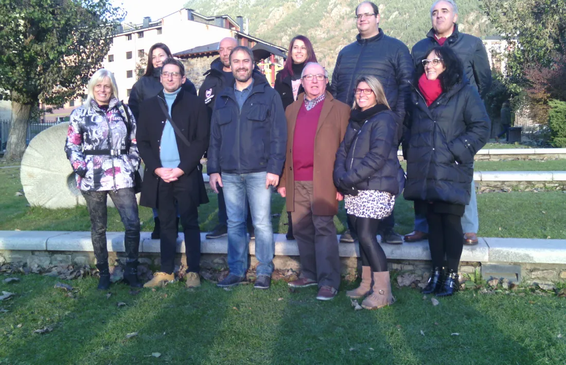 Presentació de la candidatura, ahir a la tarda al Prat Gran.