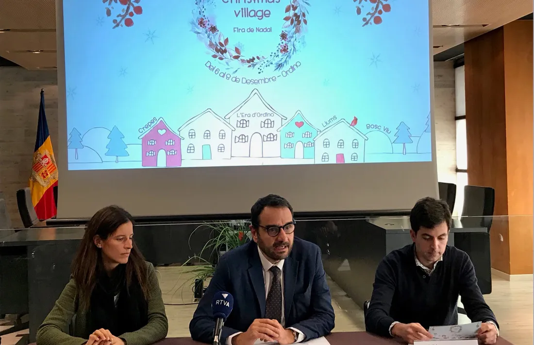 Un moment de la presentació de la programació nadalenca d'aquest dilluns.
