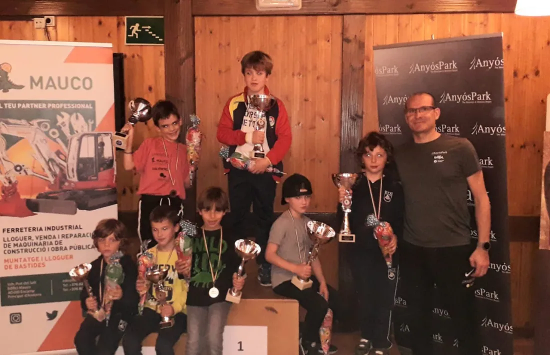 Entrega de premis categoria infantil.