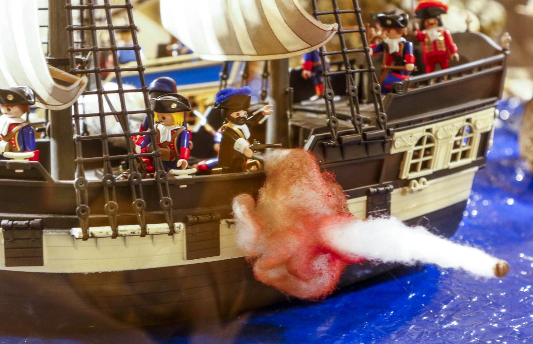 Batalla naval de resultat incert entre una fragata de Sa Graciosa Majestat i una altra de Sa Cristianíssima Majestat, posem que la gloriosa 'Surprise' i la pèrfida 'Acheron'.