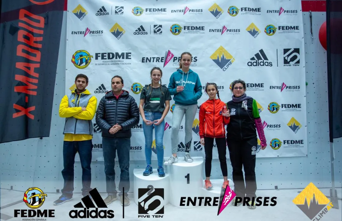 Laia Taulats va assolir el títol de la Copa d’Espanya d’escalada de dificultat.