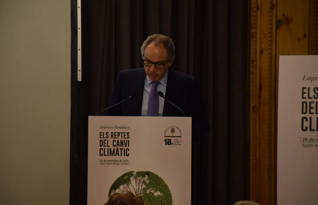 Francesc Mora, president de l'Empresa Familiar Andorrana.
