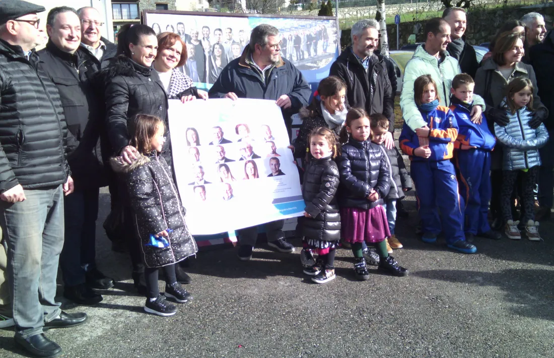 Els candidats d'En comú per Encamp.