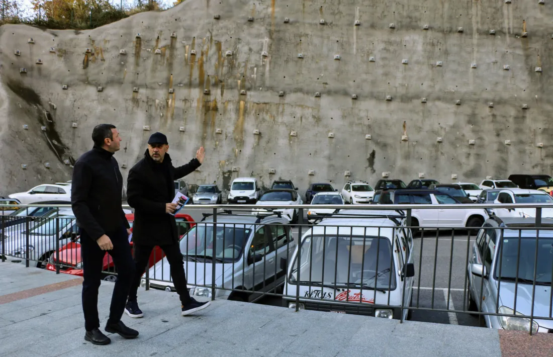 Els candidats, ahir.