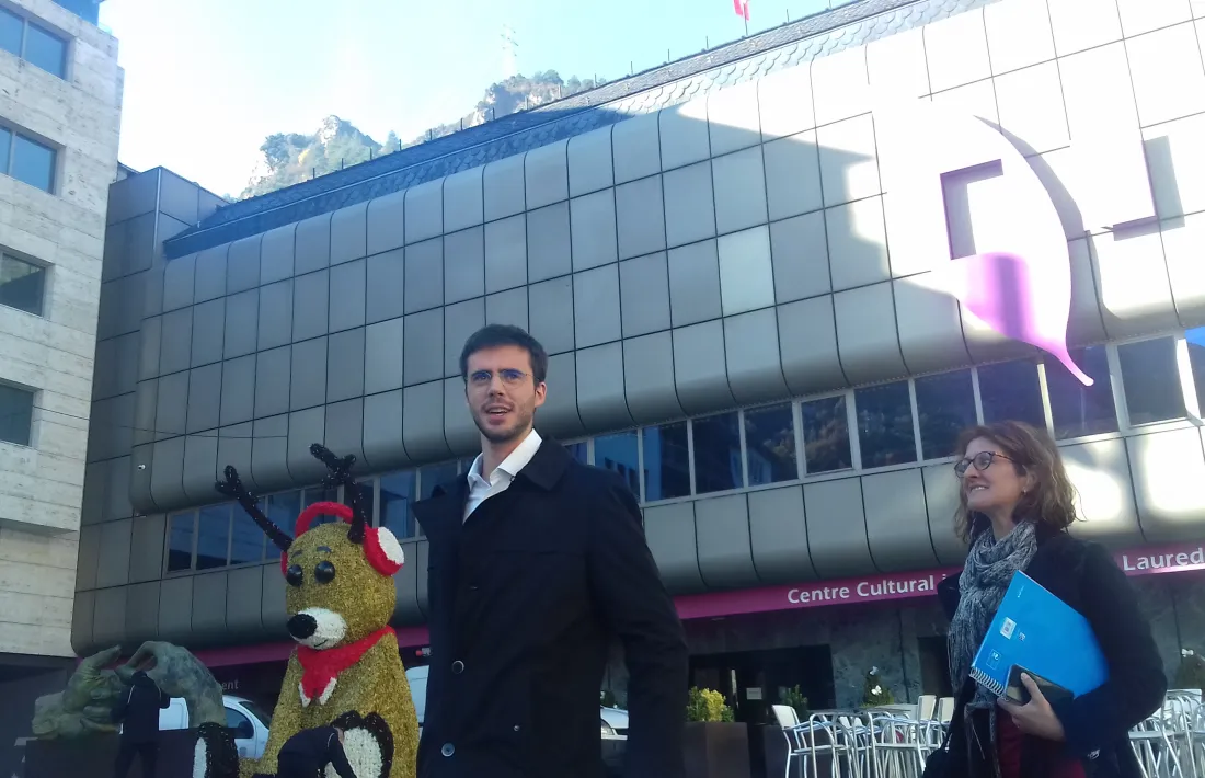 El candidat de Desperta Laurèdia, a punt de desgranar el programa sobre l’habitatge.