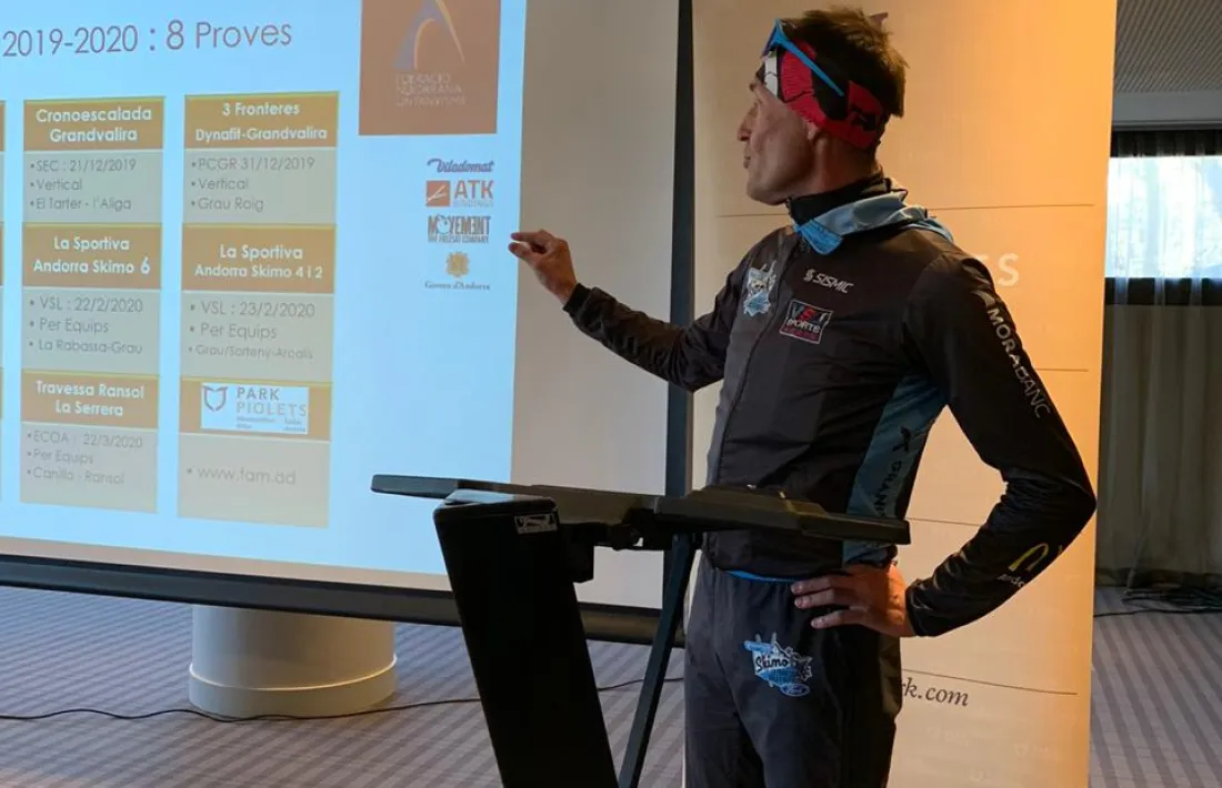 Gerard Riart descrivint les Skimo.