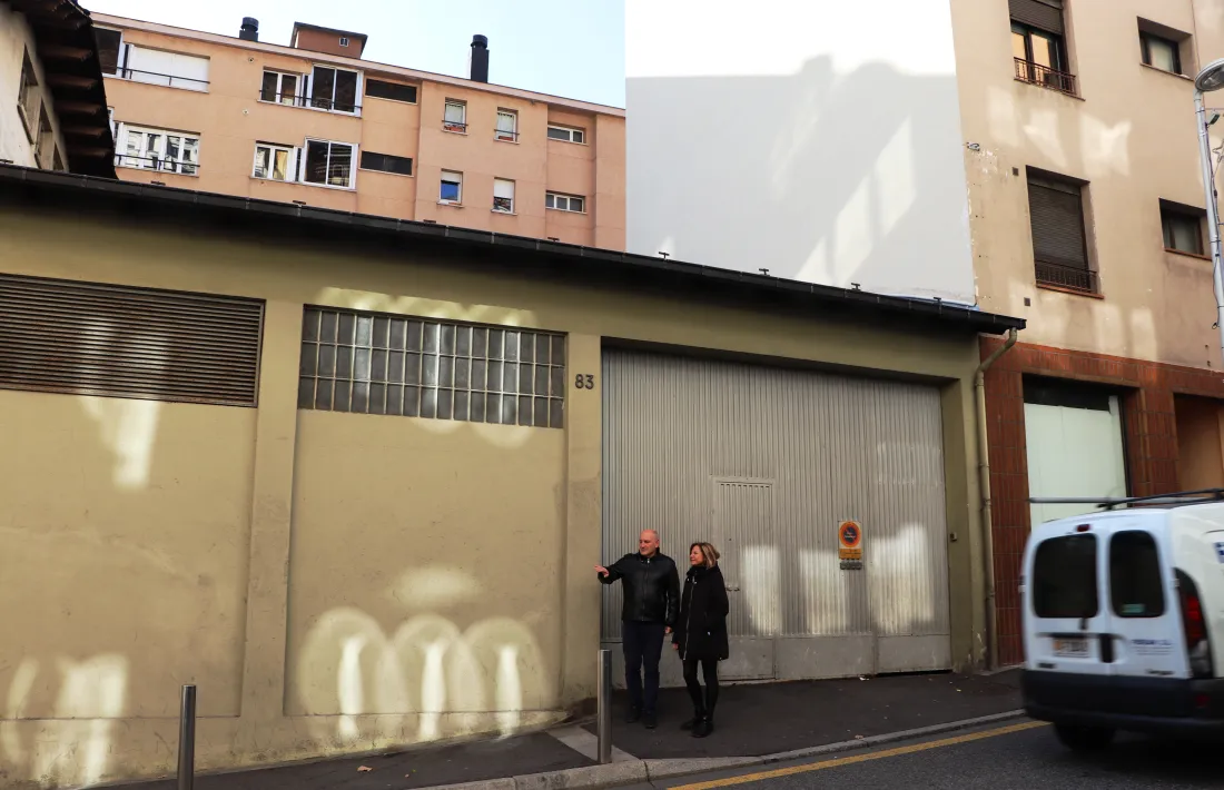 Núria Barquín i Antoni Molné, a la zona de Fiter i Rossell que van fer ahir.