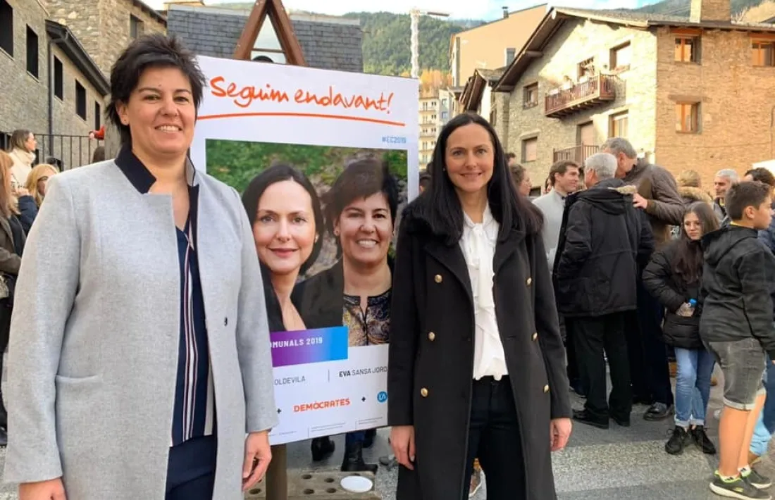  La de Ciutadans Compromesos a la Massana és l’única candidatura amb dues dones al capdavant: Olga Molné i Eva Sansa.