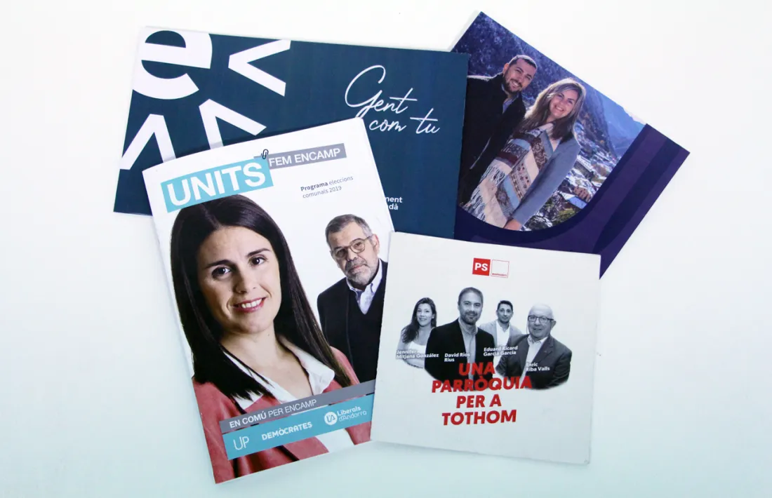 Els programes de les quatre opcions que es presenten a Encamp en aquestes eleccions comunals.