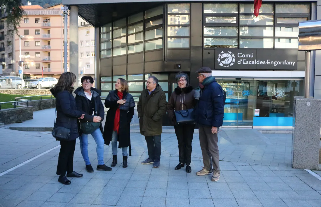 Els membres de la candidatura del PS a Escaldes-Engordany