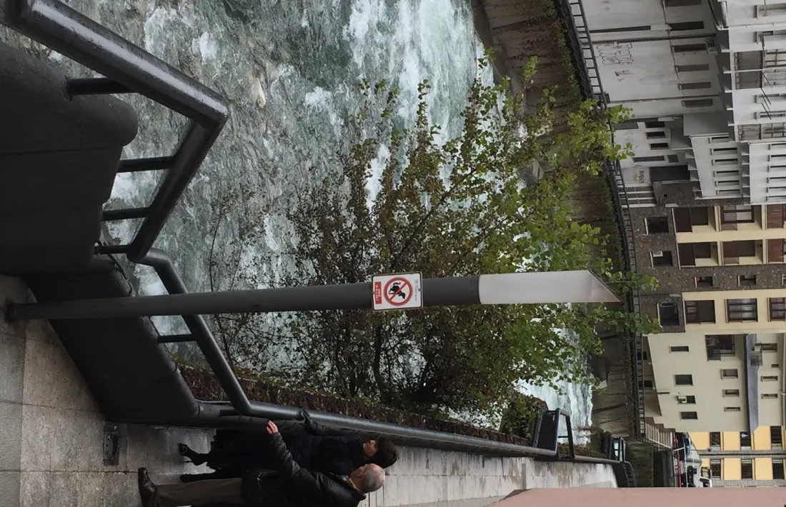 Aleix i Bofarull van visitar ahir la zona del passeig del riu.