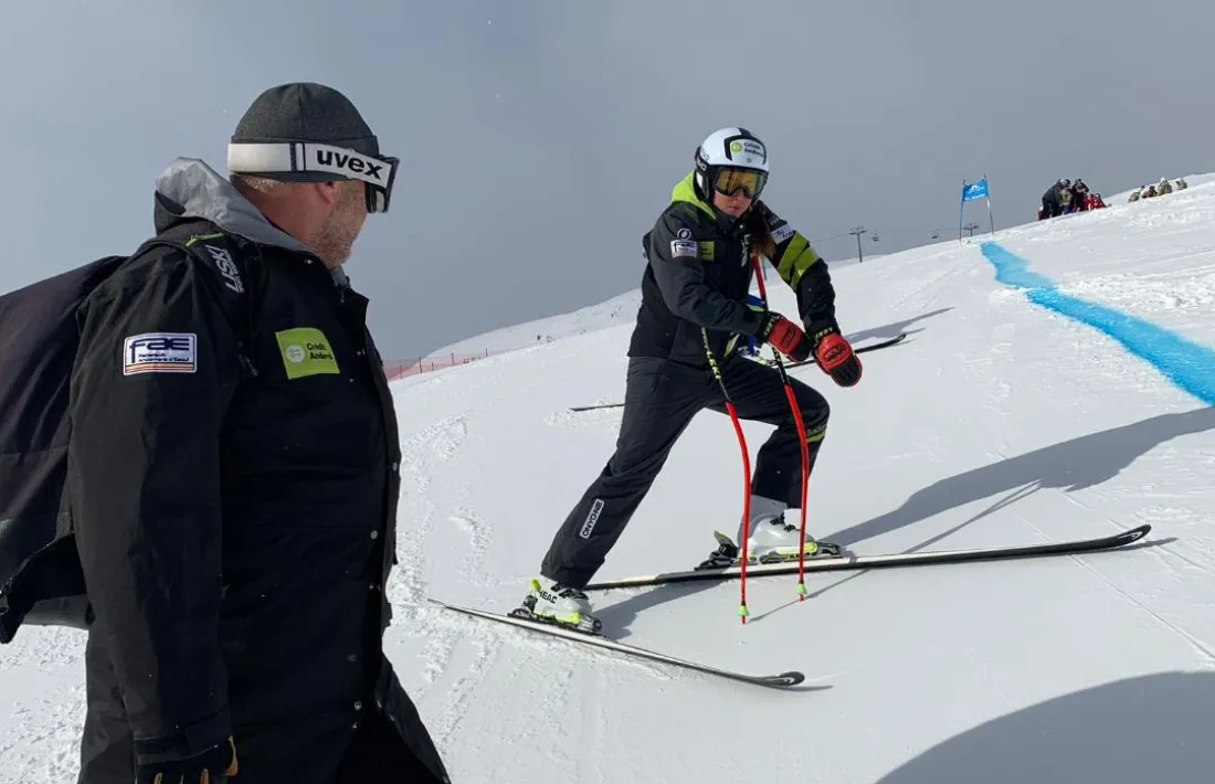‘Cande’ Moreno va assolir el seu millor resultat en Copa d’Europa a Saint Moritz.