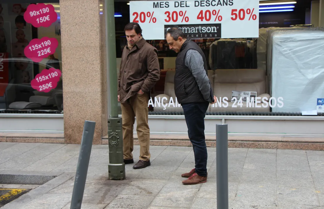 Jaume Carrera i José Carlos Trillo es mirins uns orins a Prada Ramon.