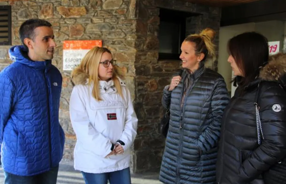 Membres de la candidatura d'Agrupament Encampadà.