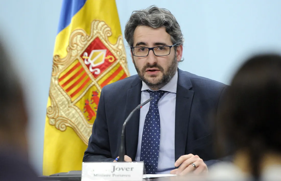 Jover en la roda de premsa celebrada ahir.