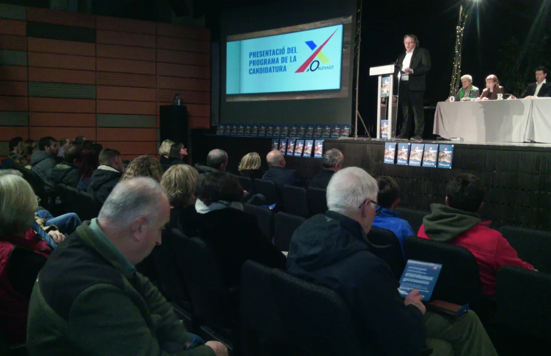 Un moment de la presentació del programa de X’Ordino, ahir al vespre.
