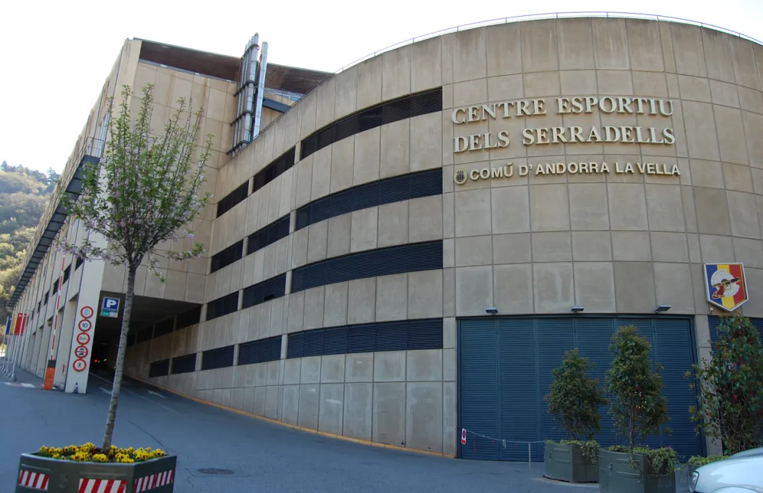 El Centre esportiu dels Serradells.