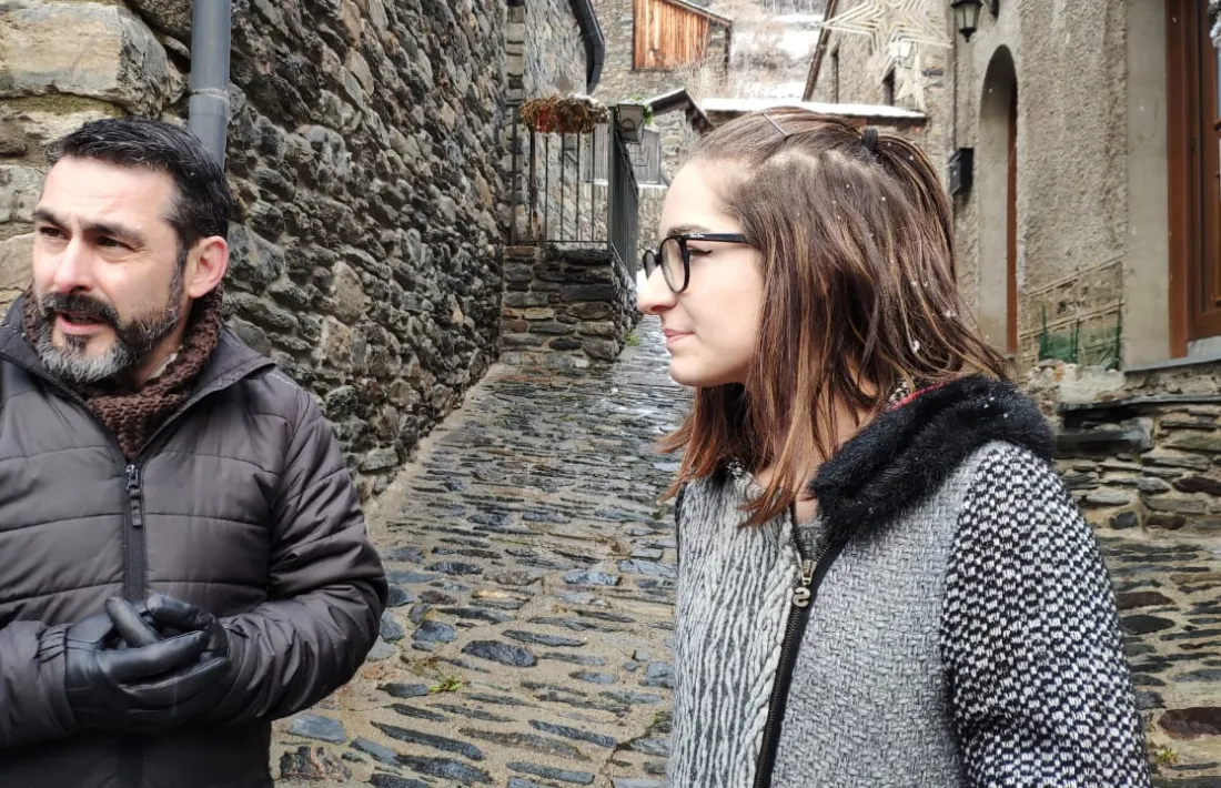 Andrea Jordan amb Jordi Balsa.