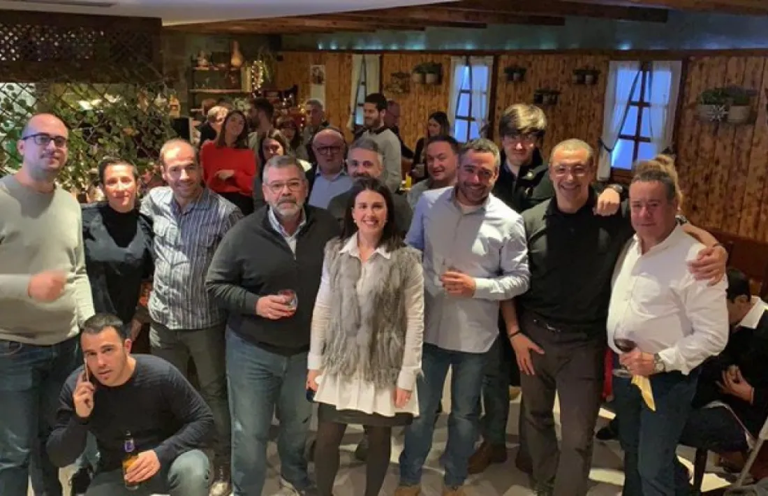 La candidatura d’En Comú per Encamp, guanyadora de les eleccions comunals ahir a la nit.