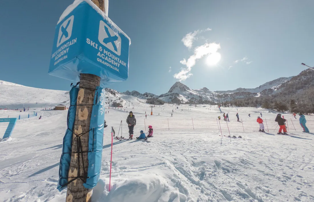 Esquiadors a les pistes d’esquí de Grandvalira.