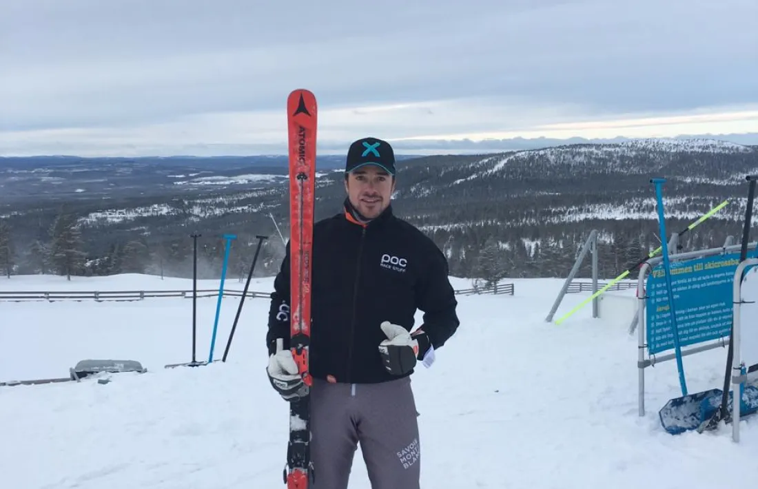 Marc Oliveras va sumar ahir els primers punts de Copa d’Europa d’esquicròs.