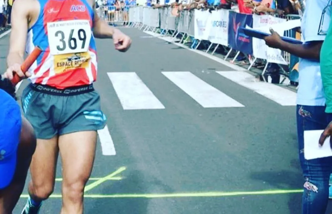 Marcos Sanza, a la Course du Souvenirs.