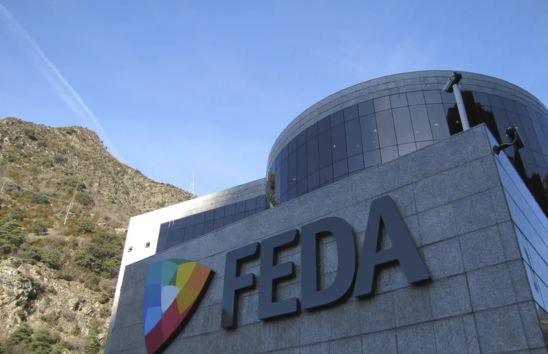 Vista de l’edifici central de FEDA.