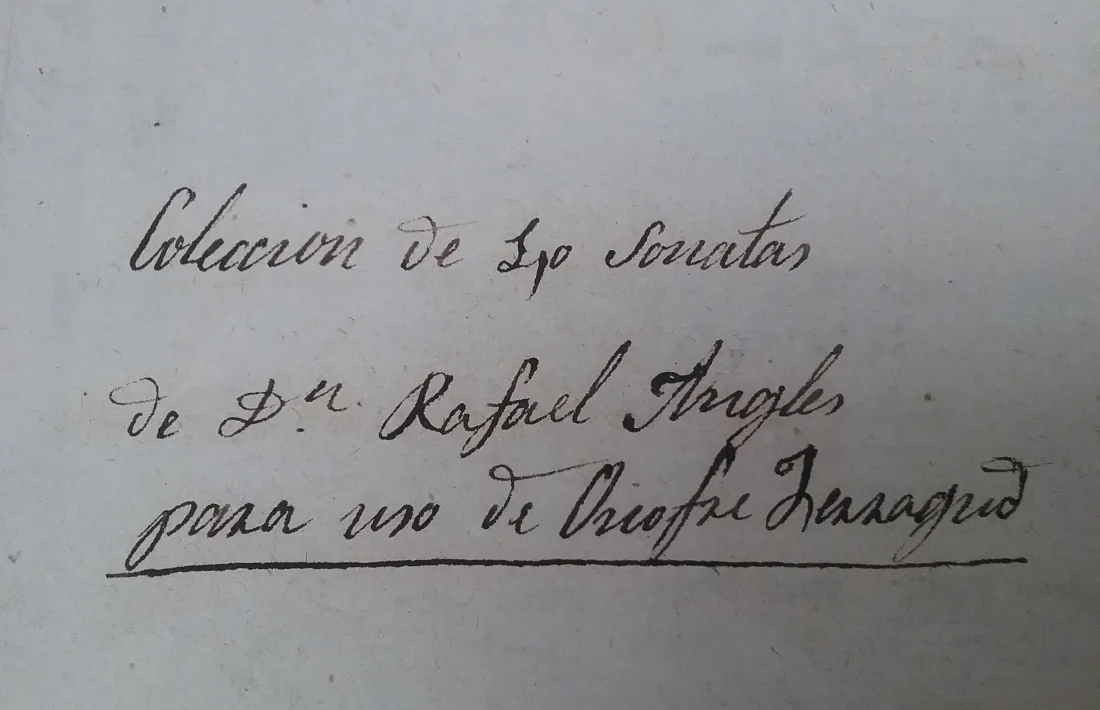 Portada del ‘Manuscrit Ferragud’, amb la transcripció de quaranta sonates d’Anglés, i caràtula del cedé, enregistrat a l’orgue històric de Villarquemado: el trobaran a la Puça.