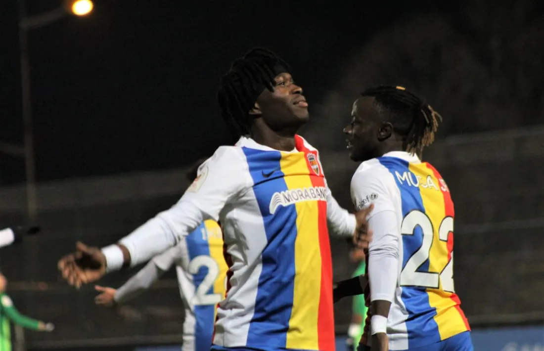 Moha Keita i ‘Musa’ Jr., la parella d’extrems de l’FC Andorra, està sent una de les grans sensacions d’aquest inici de temporada a segona divisió B espanyola.