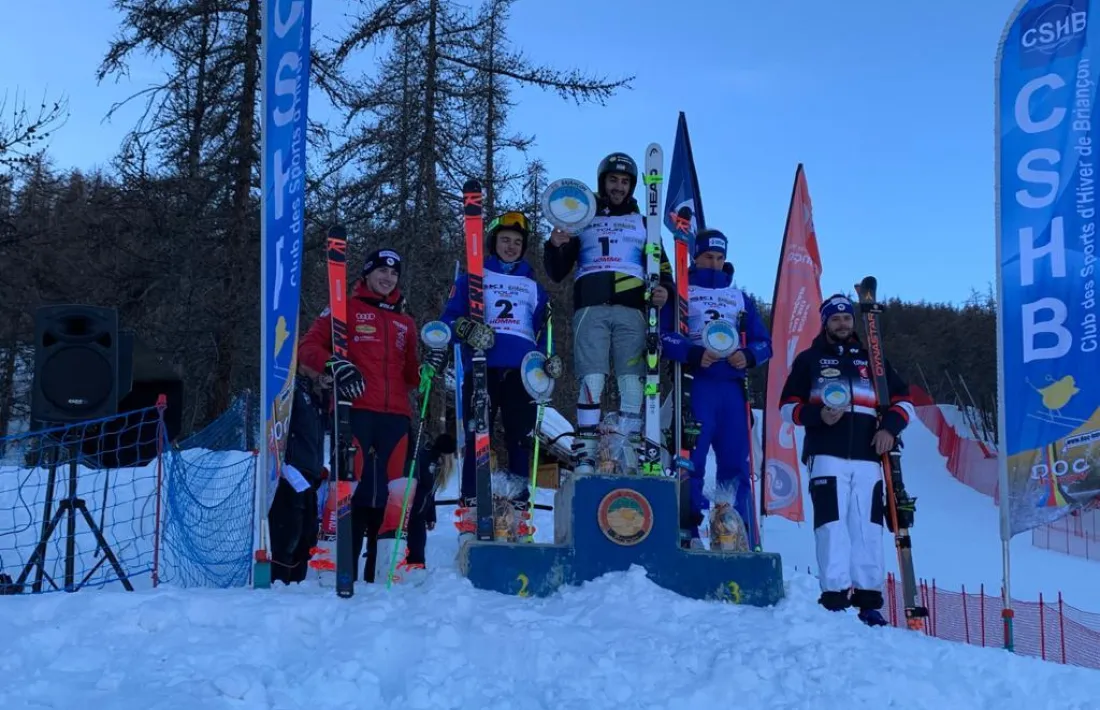 Joan Verdú va pujar al calaix més alt del podi en el primer gegant de Briançon.