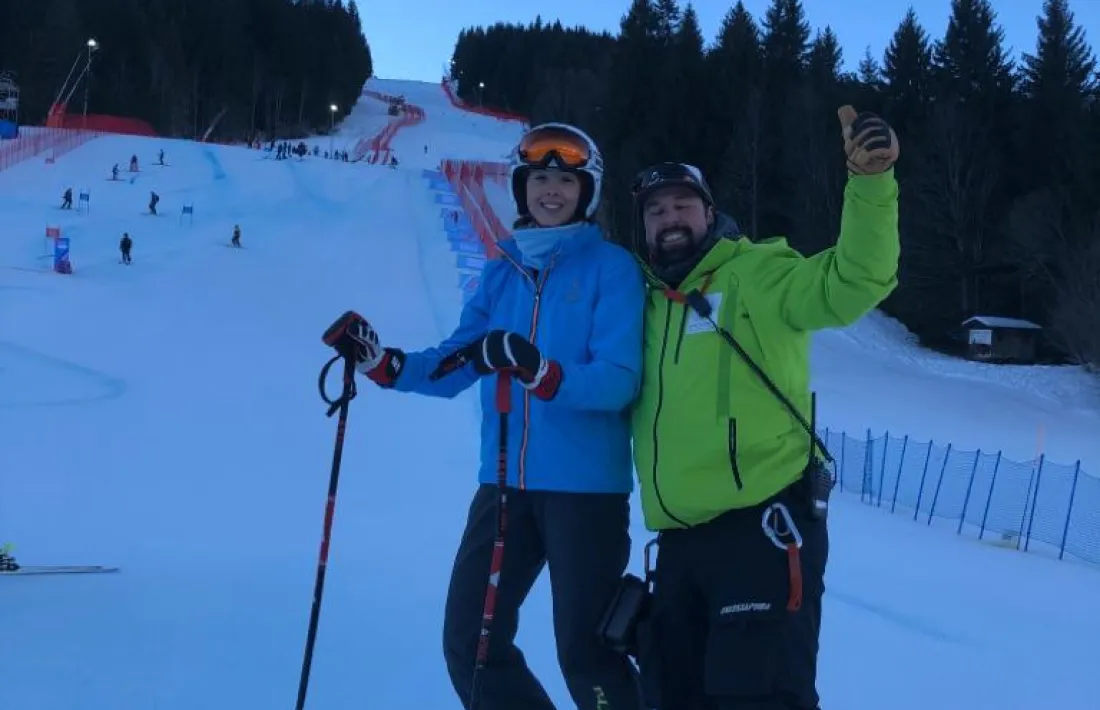 Carla Mijares ahir a Lausana.