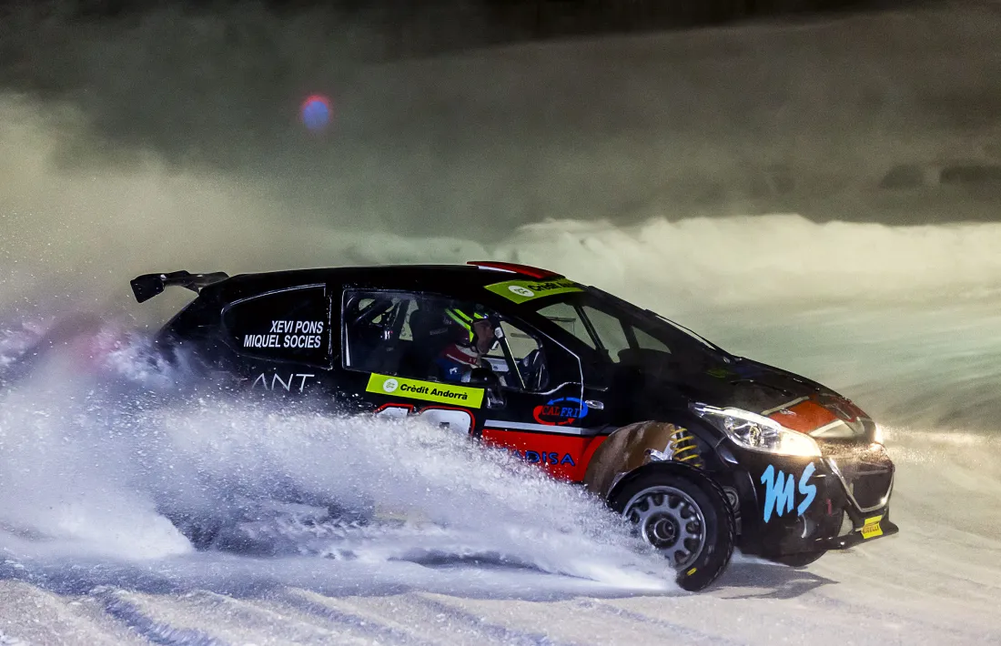 Xevi Pons en un moment de la G1 al Circuit Andorra-Pas de la Casa.