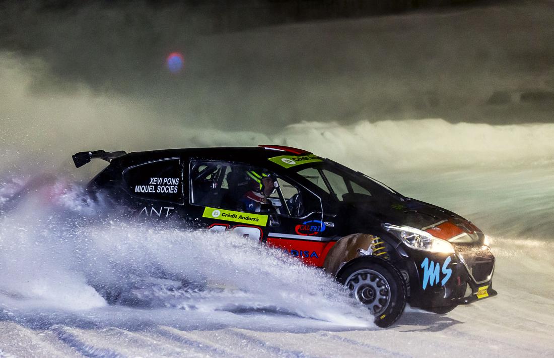 Xevi Pons en un moment de la G1 al Circuit Andorra-Pas de la Casa.