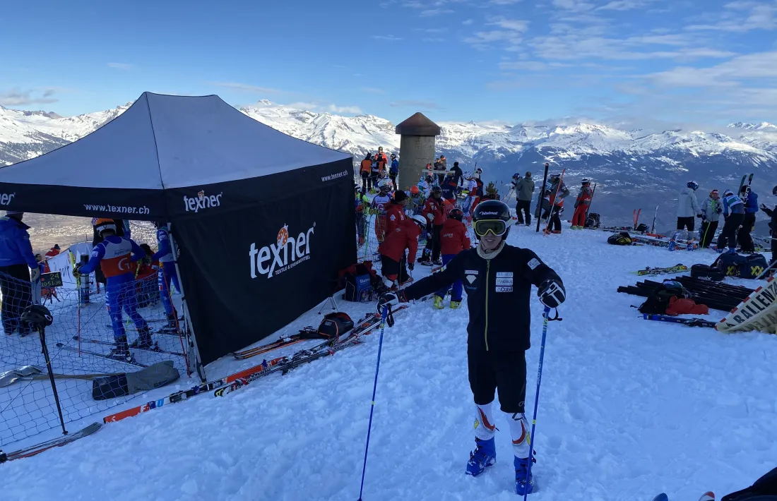 Roger Puig, a Veysonnaz.