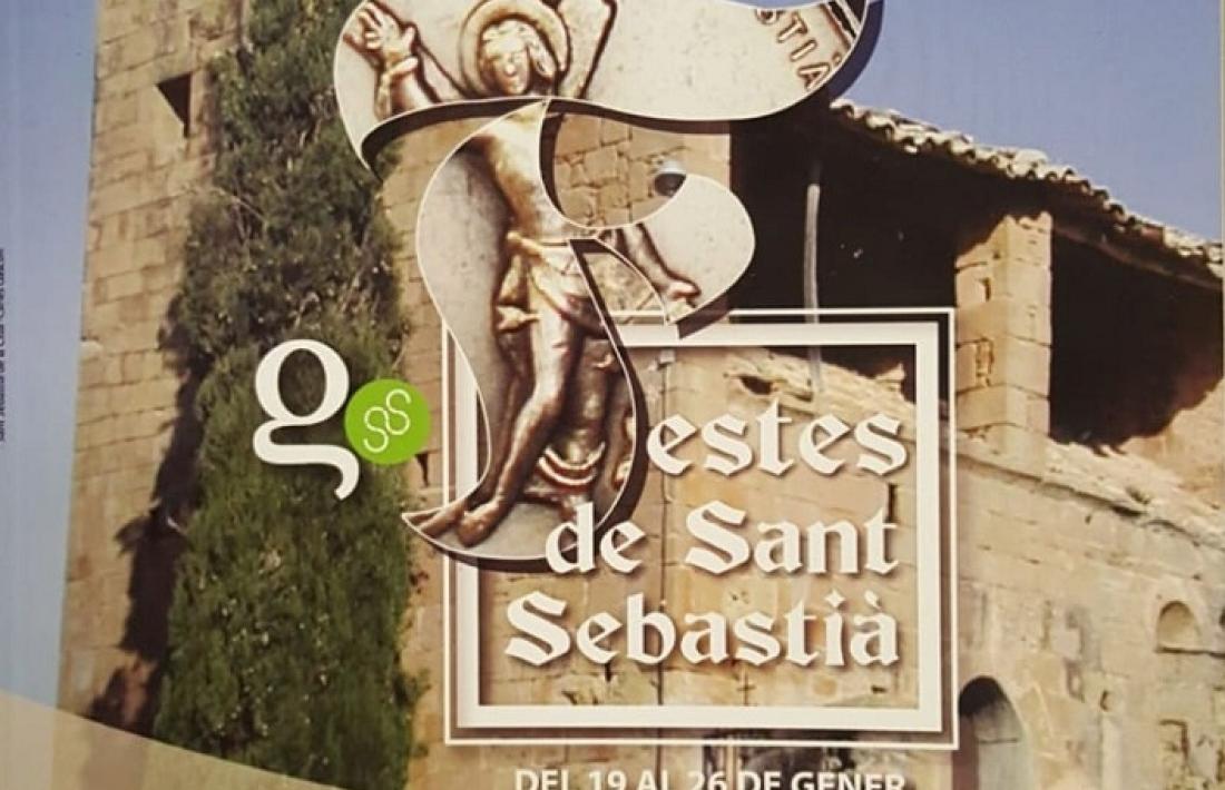El cartell que anuncia les festes.