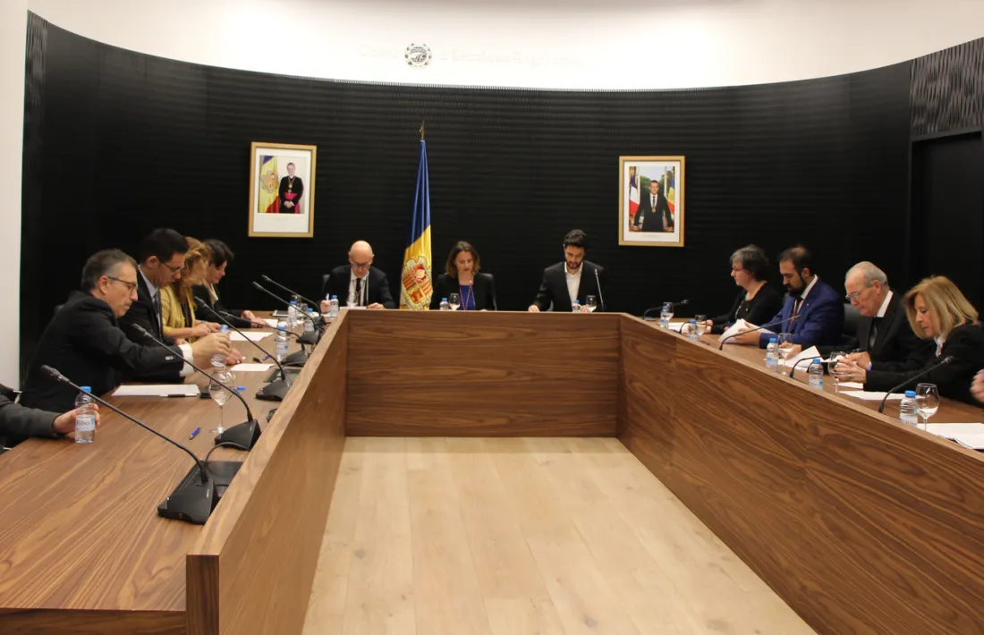 La darrera sessió ordinària del consell de comú d'Escaldes-Engordany.