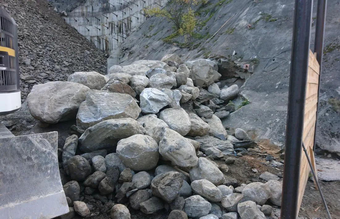 Les pedres que hi ha a la cubeta de la zona de la Portalada.