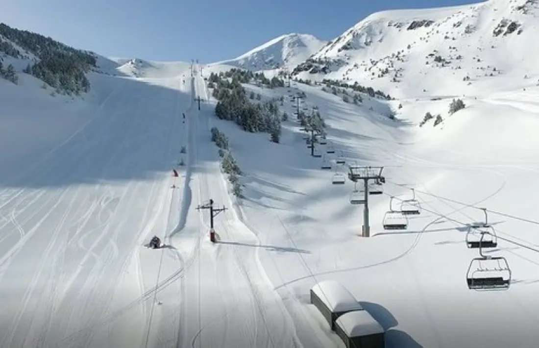 Una vista de l’estació de Vallter 2000.