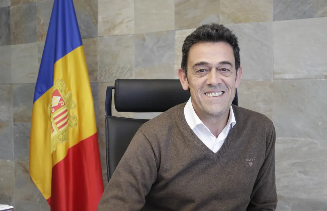 El cònsol major d'Ordino, Josep Àngel Mortés.